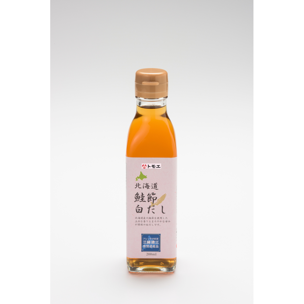 【ケース販売】三國推奨 北海道鮭節白だし200ml（12本入り）