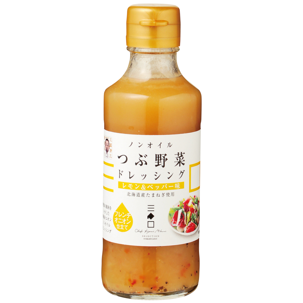 【ケース販売】三國推奨 つぶ野菜ノンオイルドレッシング200ml（24本入り）