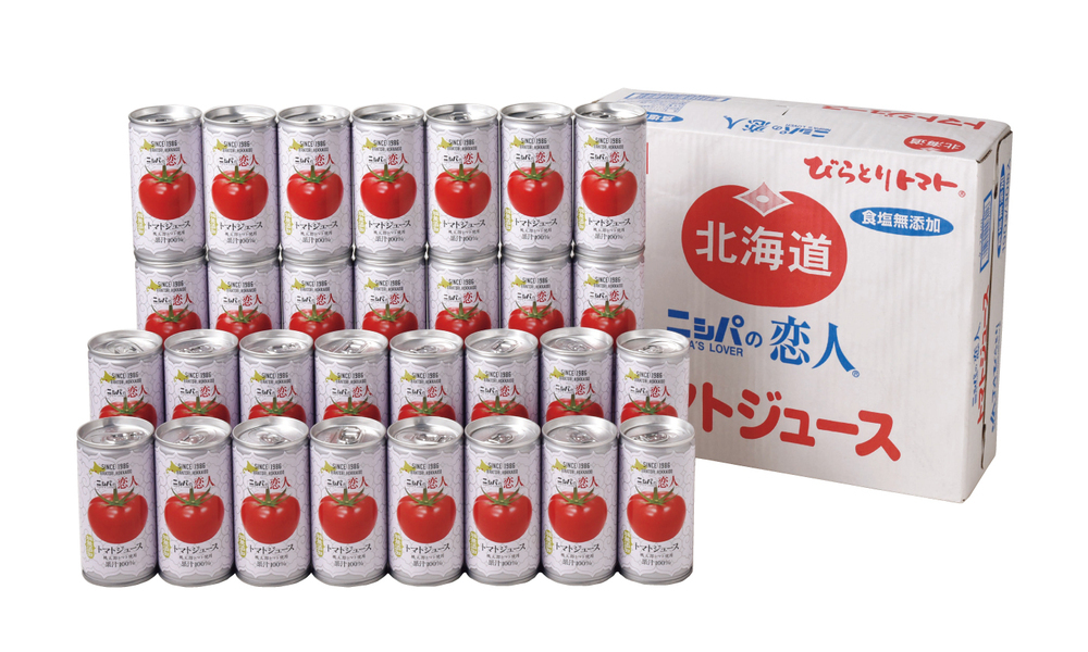 ニシパの恋人トマトジュース(無塩)190g缶×30本