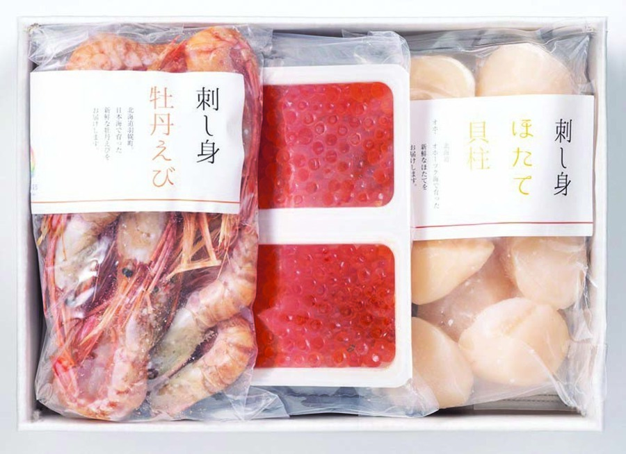 ぼたんえびとお刺身セット