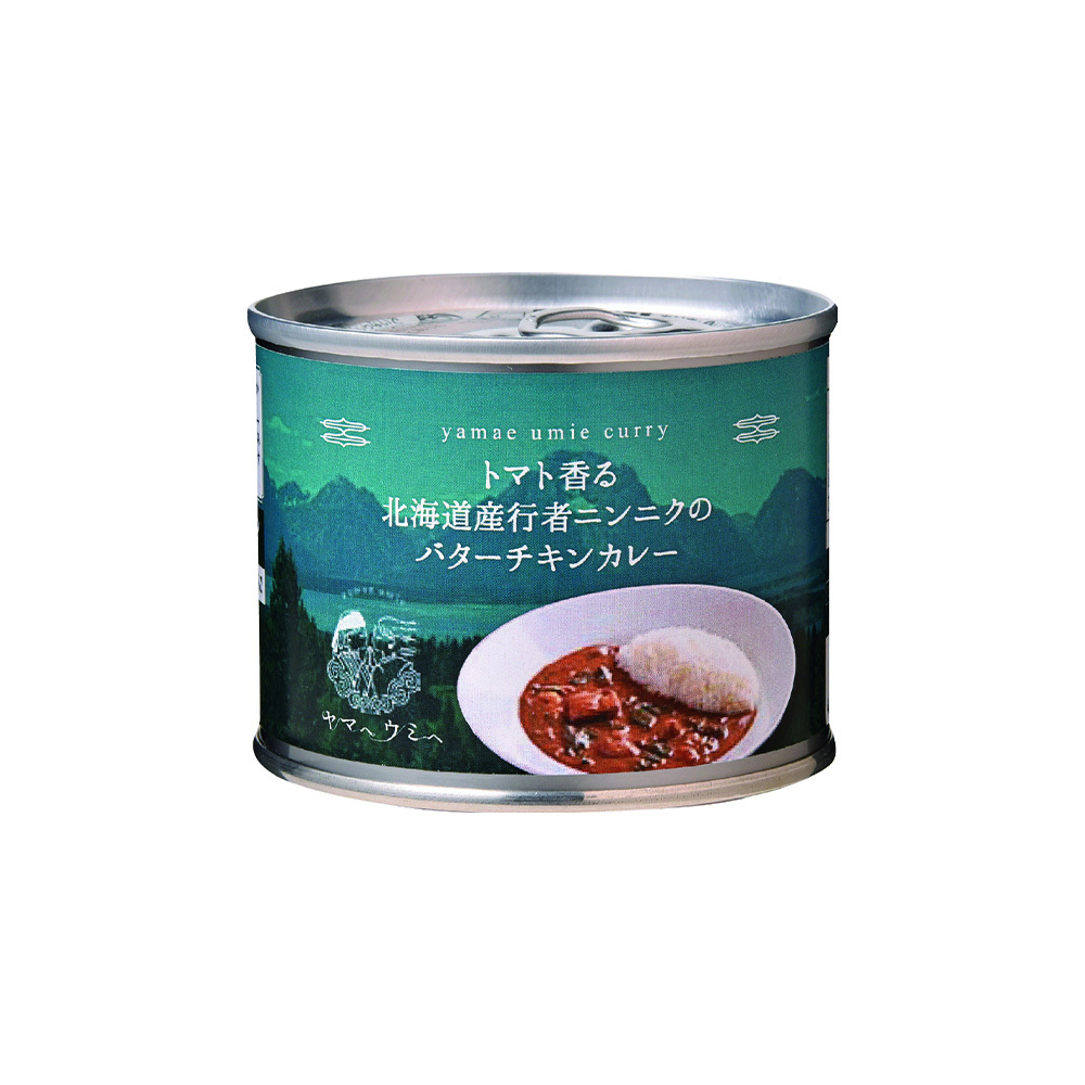 【ケース販売】トマト香る北海道産行者ニンニクのバターチキンカレー190g（24個入り）