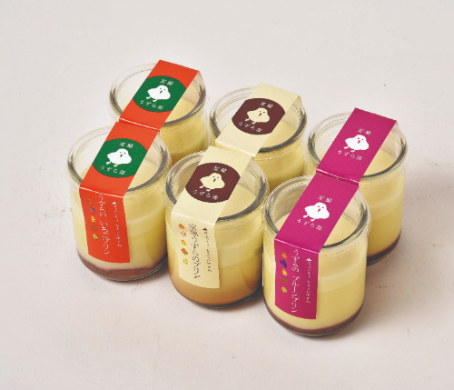 うずらのプリン３種６個セット PPS 26-600703