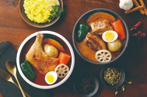 スープカレーの素 2種4個セット　26-602207