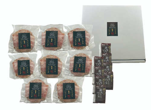 ベーコン巻ハンバーグ8個セット　26-602211