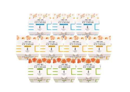 三國推奨　北海道プレミアムアイス３種セット(１０個) MNA-R10 26-602309