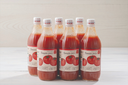 とまとジュース「ふるさとの元気」５００ｍｌ×６本（有塩）　26-602911